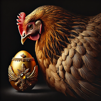 Kip met het gouden ei